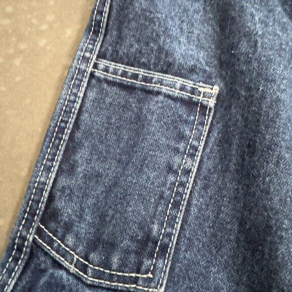 John Galt Dark Blue Straight Leg Jeans - Picture 9 of 11